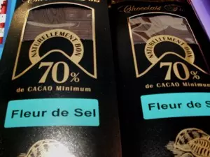 Bretonische Schokolade mit Fleur de sel