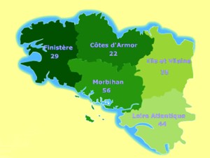 Regionen Bretagne