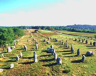 Megalithen bei Carnac - Bretagne