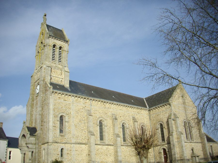 Kirche von Plaudren im Département Morbihan