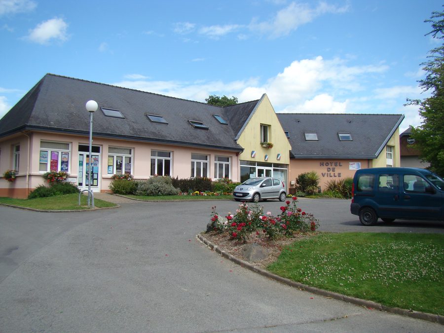 Rathaus von La Mézière im Département Ille-et-Vilaine