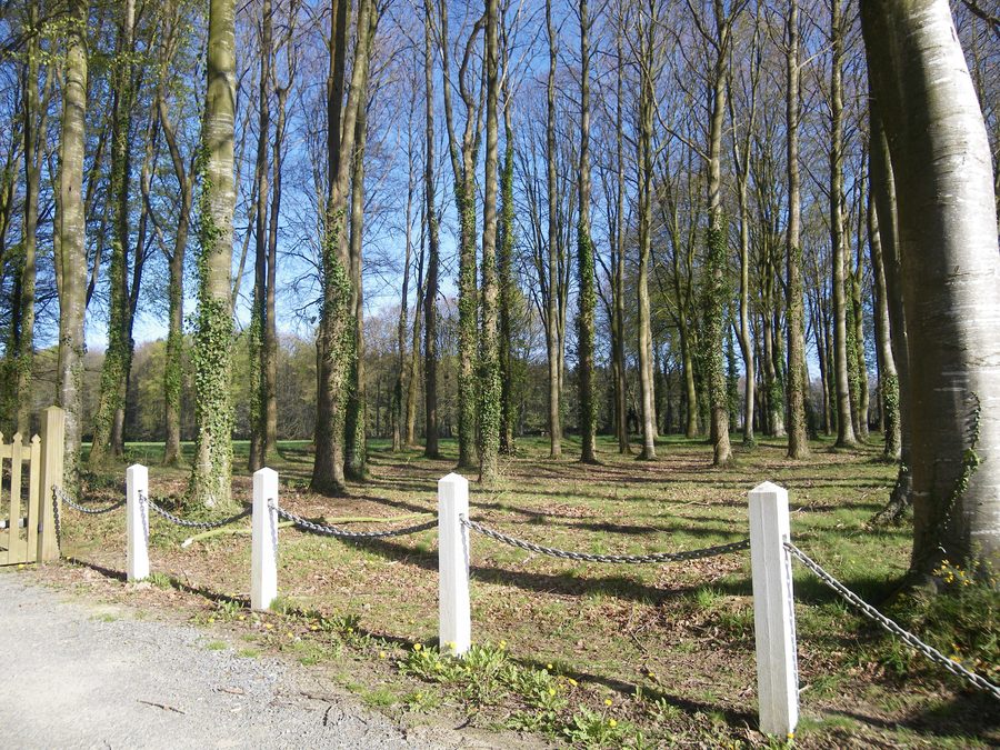 Parklandschaft der Parks und Gärten von La Bourbansais in Pleugueneuc