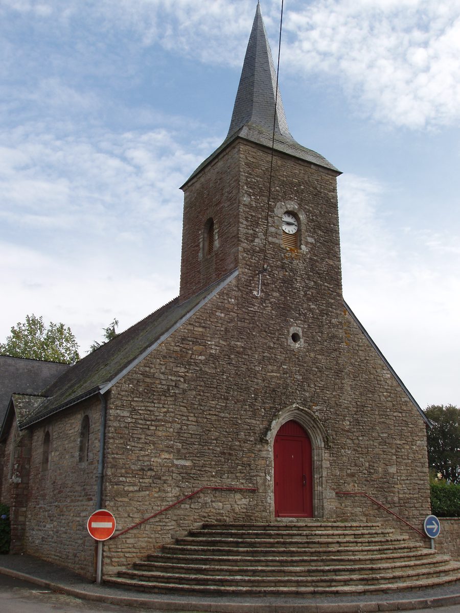 Kirche der Gemeinde Saint-Gorgon im Département Morbihan