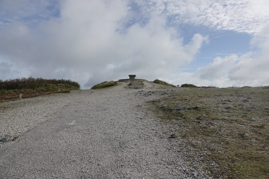 Blick auf den Ménez-Hom in Dinéault im Finistère