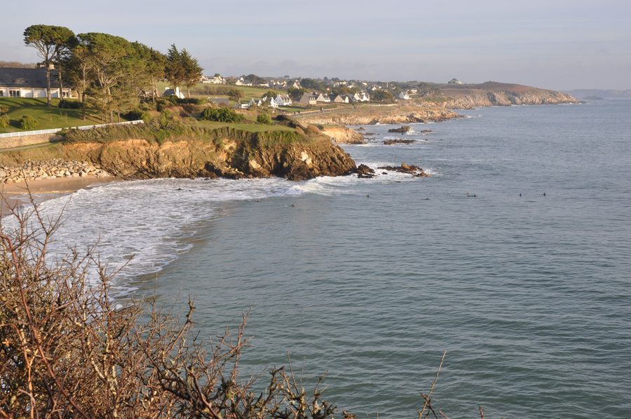 La plage de Porsmilin à Locmaria-Plouzané