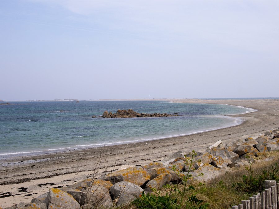 Sillon de Talbert an der Küste von Pleubian in der Bretagne