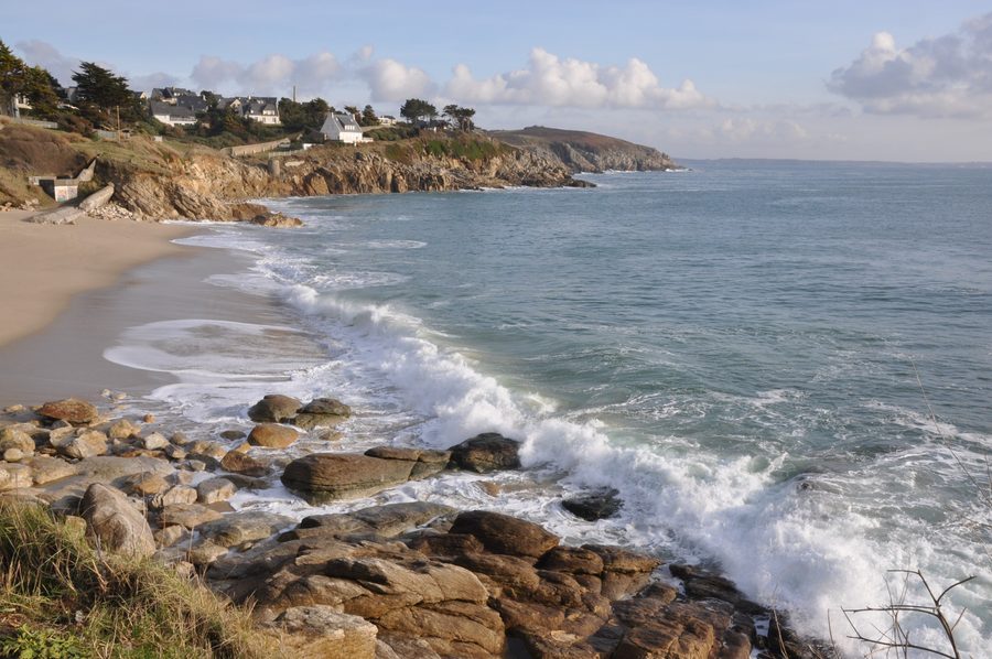 Strand von Trégana in Locmaria-Plouzané