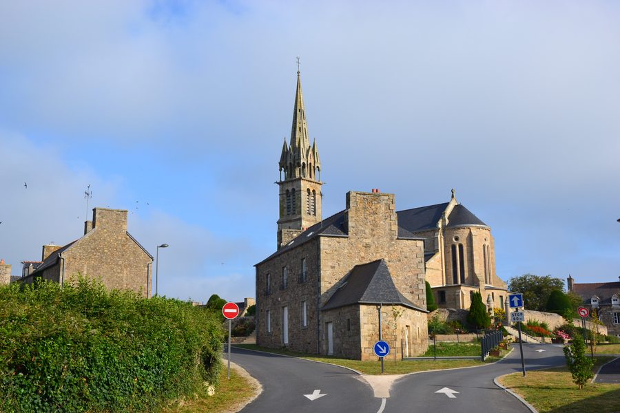 Ortszentrum von Plorec-sur-Arguenon im Département Côtes-d’Armor