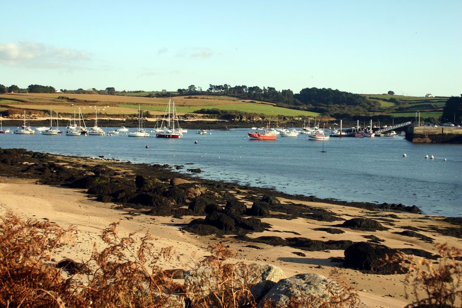 Blick auf den Aber-Ildut bei Lanildut im Finistère
