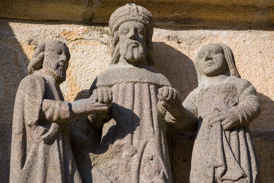 Calvaire de Plougastel-Daoulas im Ortszentrum