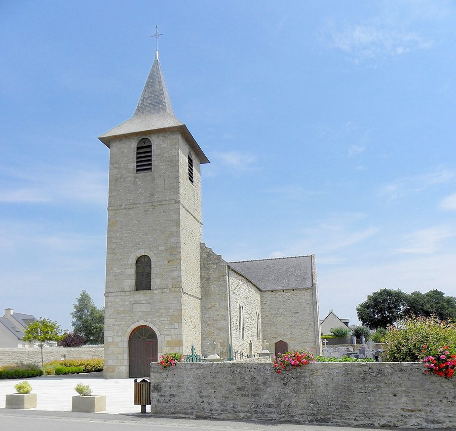 Kirche Saint-Pierre-et-Sainte-Agnès in La Landec in der Bretagne