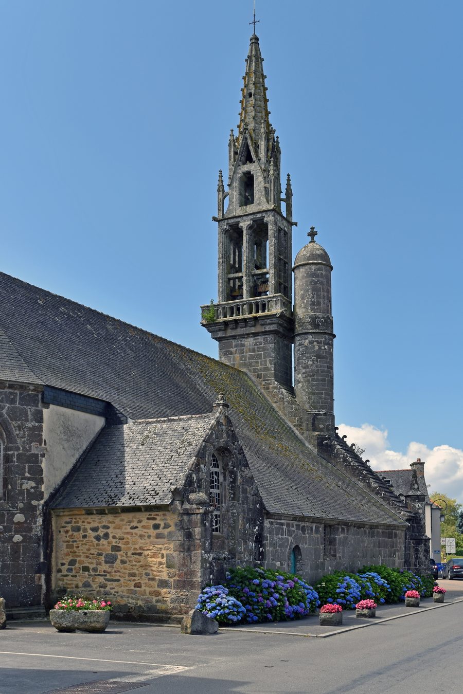 Église Notre-Dame-de-Bonne-Nouvelle d'Hôpital-Camfrout, Finistère, France