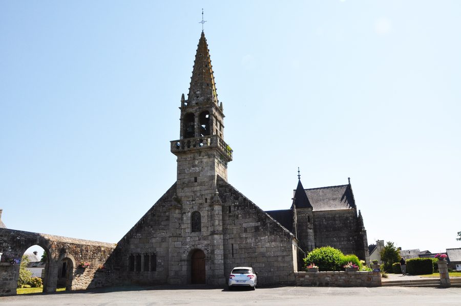 Church in Brittany, France, in Plusquellec