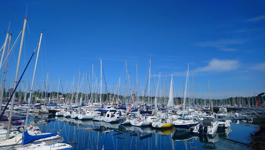 Port-la-Forêt in La Forêt-Fouesnant mit maritimem Hafenblick