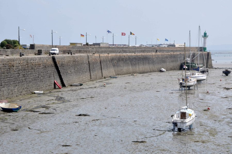 Hafen von Saint-Quay-Portrieux an der bretonischen Küste