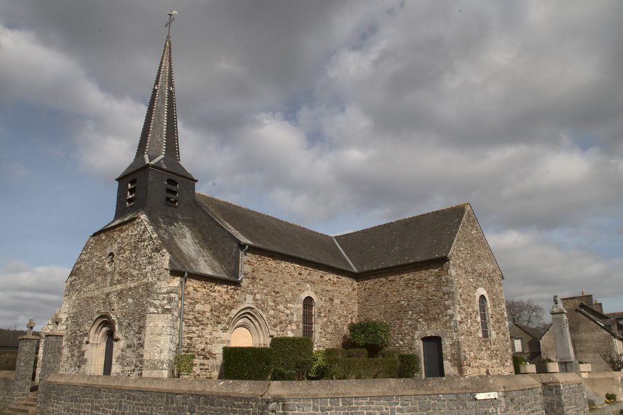 Kirche Saint-Martin-de-Tours in Plesder, Ille-et-Vilaine