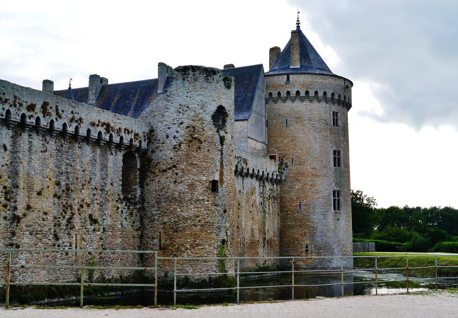 Nordseite des Château de Suscinio in Sarzeau