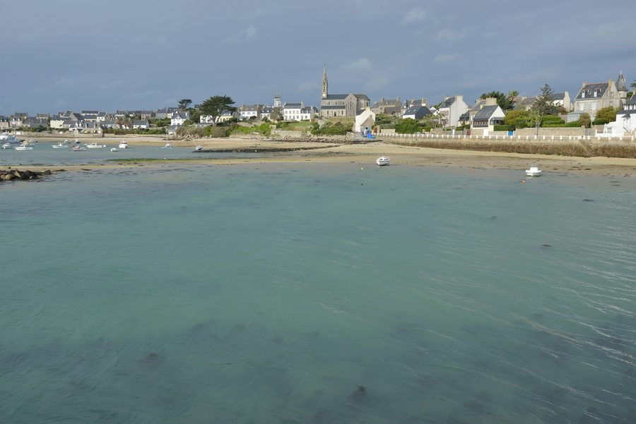 Küstenlandschaft der Île-de-Batz mit Felsküste und Meer