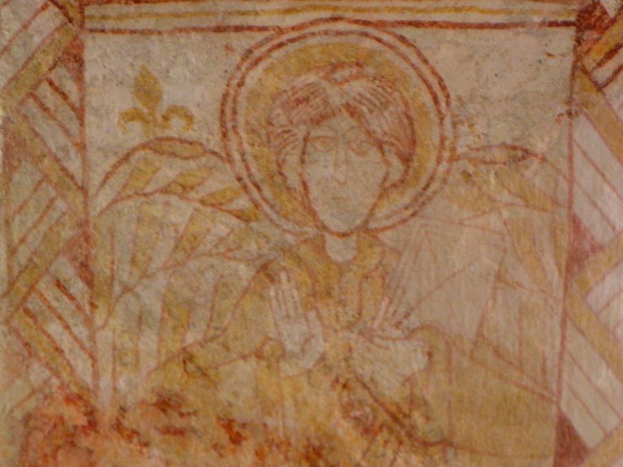 Fresken in der Kirche Saint-Gal in Langast