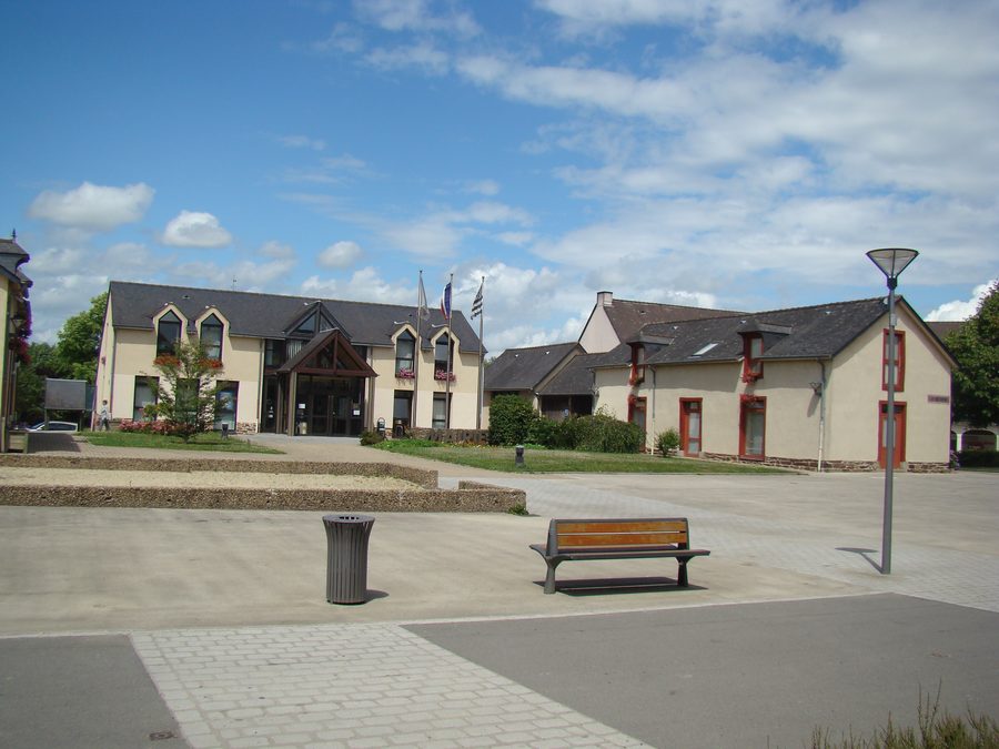 Town hall of Montgermont in Ille-et-Vilaine