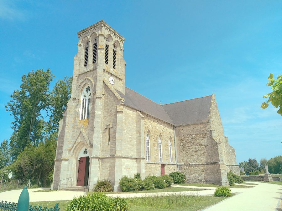 Kirche Saint-Pétrock in Trégon, heute Teil von Beaussais-sur-Mer in den Côtes-d’Armor