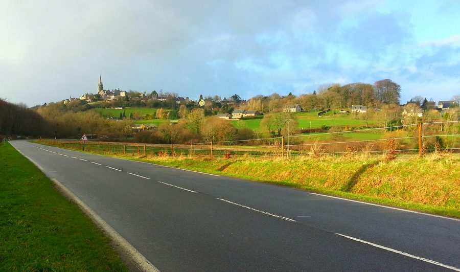 Vue du village de Bécherel en Ille-et-Vilaine