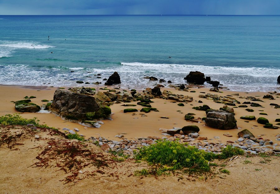 Strand in Saint-Pierre-Quiberon an der Quiberon-Halbinsel