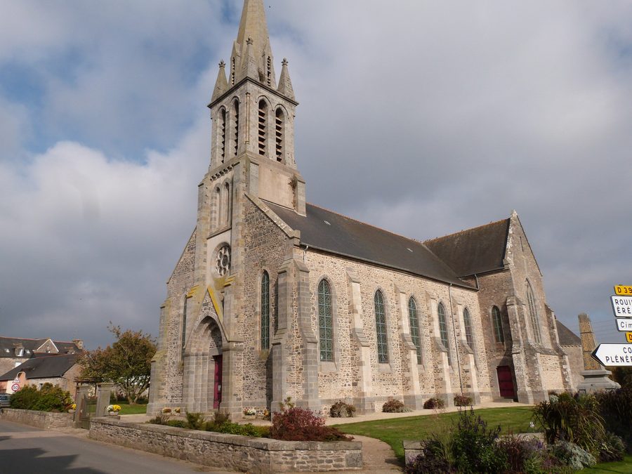 Église Saint-Pierre de Langourla von außen