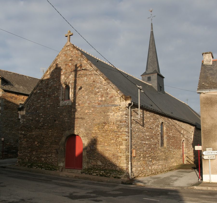Chapelle Saint-Jean-Baptiste dans le village du Temple à Carentoir, ancienne chapelle templière