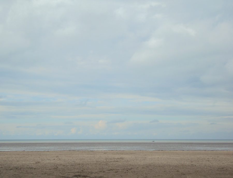 Panoramablick auf die Bucht des Mont-Saint-Michel bei Cherrueix