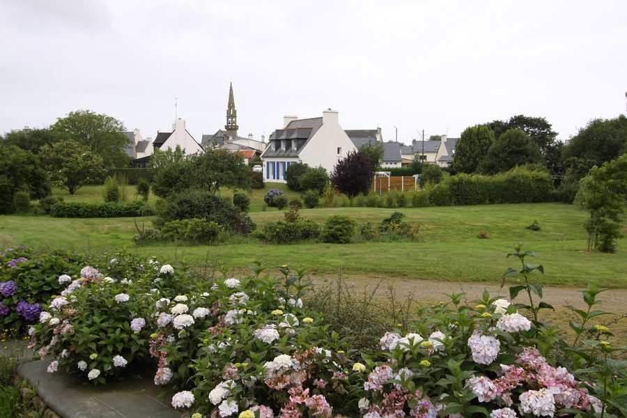 Ortseingang von Coat-Méal im französischen Département Finistère