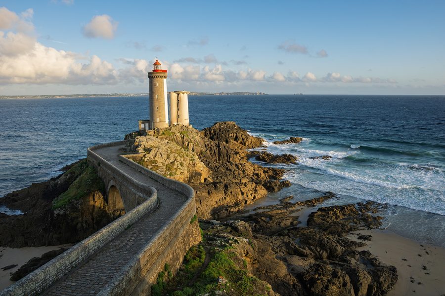 Phare du Petit Minou in Plouzané an der bretonischen Küste