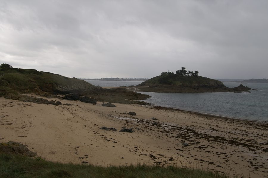 Dünen und Strand der Plage du Perron in Saint-Briac-sur-Mer