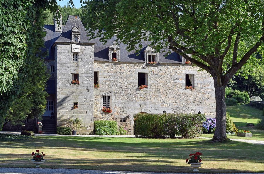 Château du Pélem à Saint-Nicolas-du-Pélem, Côtes-d’Armor, Bretagne, France