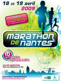 Sport in der Bretagne: Marathon Nantes April 2009