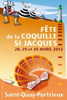 Plakat Fête de la Coquille St-Jacques